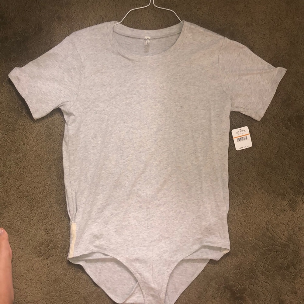 Free people short sleeve body suit